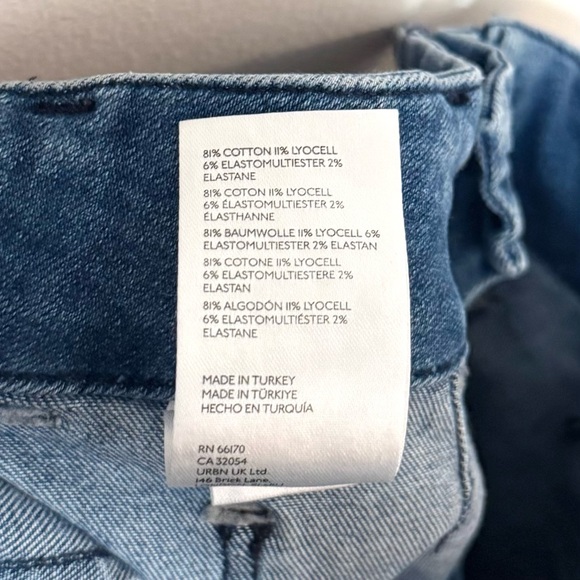 Anthropologie Maeve The Colette Crop High-Rise Wide-Leg Jeans Women’s 27 - Picture 8 of 8